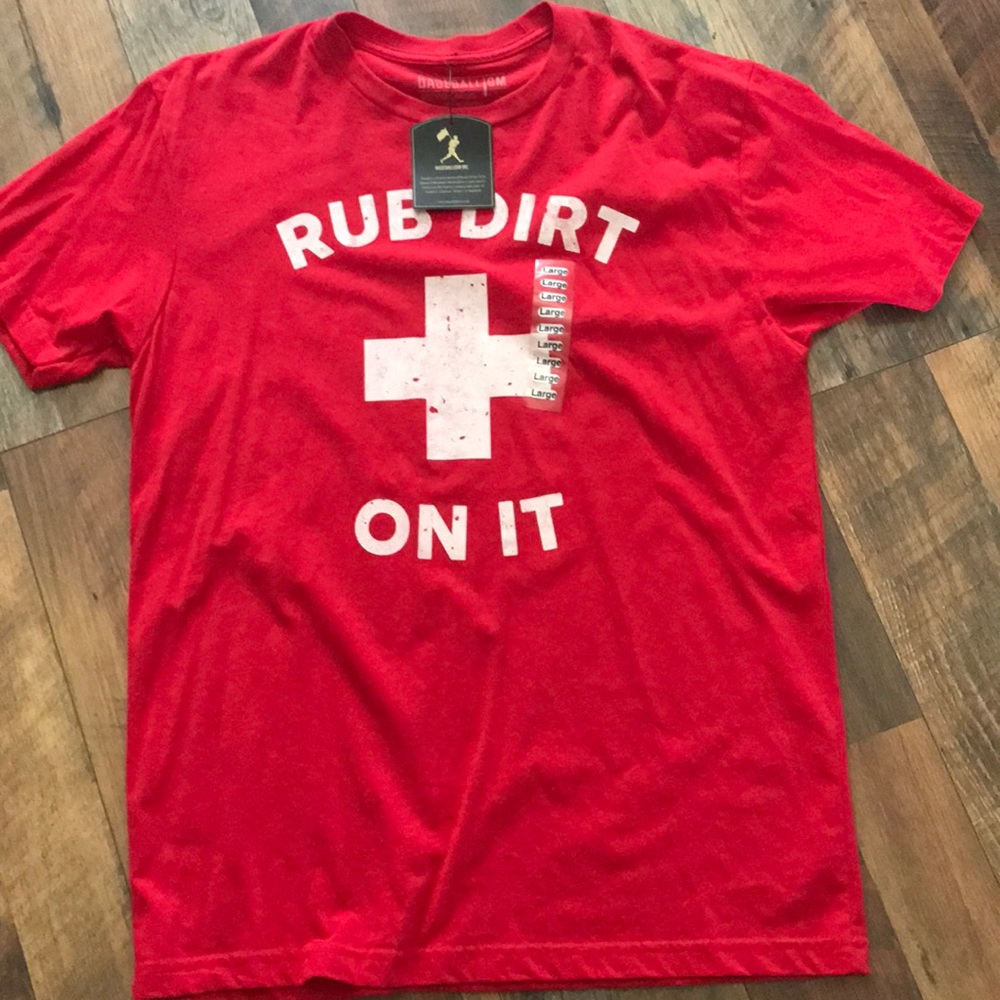 Men’s Basebalism shirt. Size L